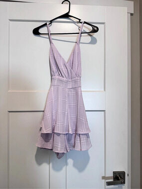 Lilac Tiered Romper Like New